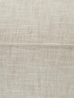 Modulaire bank Lennon (4-zits) van linnenmix met poef (links/rechts)