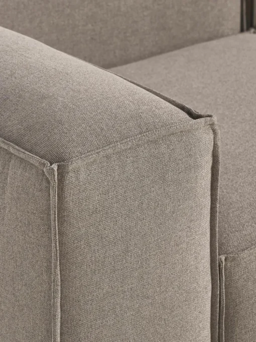 Modulaire bank Lennon (4-zits) met poef (links/rechts)