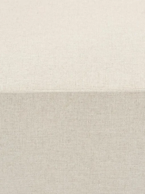 Modulaire bank Lennon (4-zits) van linnenmix met poef (links/rechts)