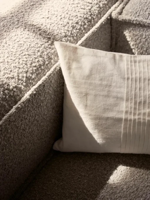 Modulaire bank Lennon (4-zits) uit bouclé