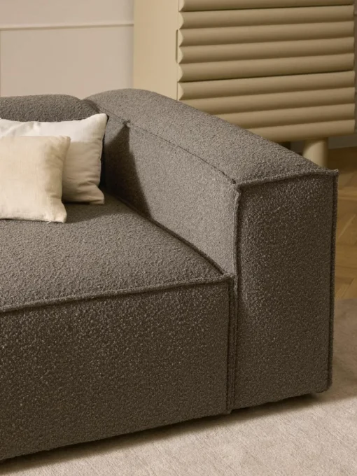 Modulaire bank Lennon (3-zits) uit bouclé