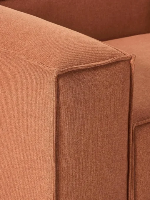 Modulaire bank Lennon (4-zits) met poef (links/rechts)