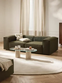 Modulaire bank Lennon (3-zits) uit bouclé