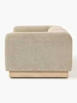 Modulaire bank Natalie (3-zits) van teddy-bouclé