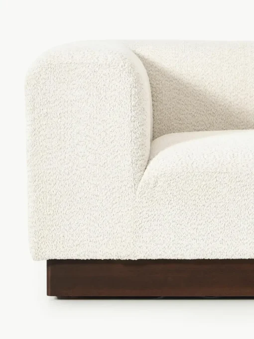Modulaire bank Natalie (3-zits) van teddy-bouclé
