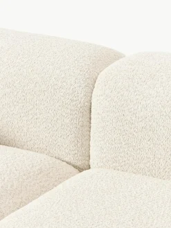 Modulaire bank Natalie (3-zits) van teddy-bouclé