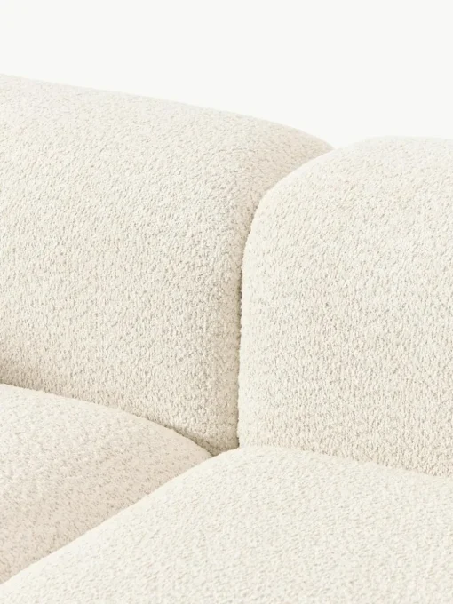 Modulaire bank Natalie (3-zits) van teddy-bouclé