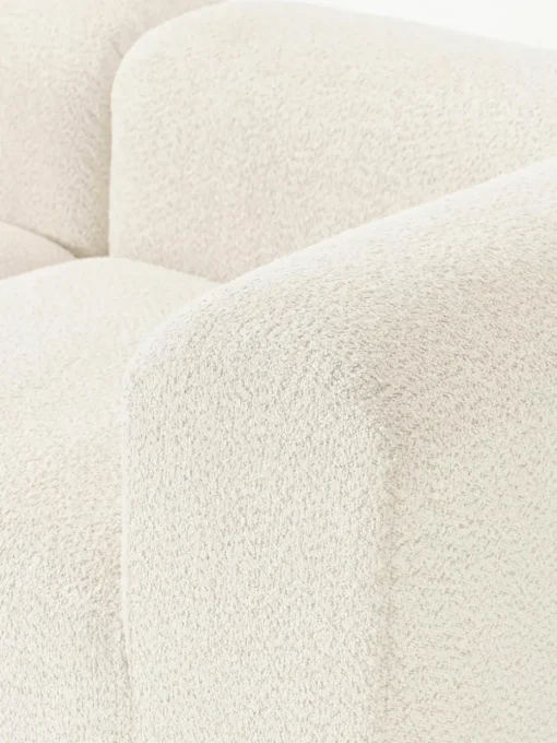 Modulaire bank Natalie (3-zits) van teddy-bouclé