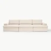 Modulaire bank Russell (4-zits) met afneembare hoezen