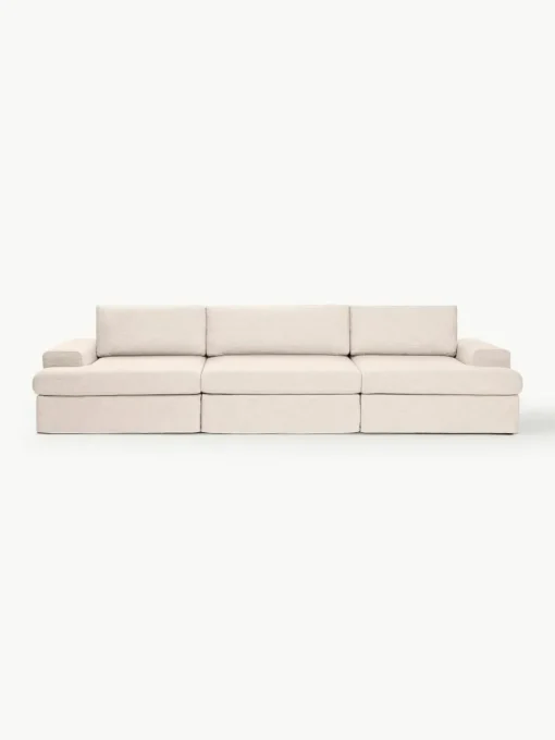 Modulaire bank Russell (4-zits) met afneembare hoezen