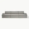 Modulaire bank Russell (4-zits) met afneembare hoezen