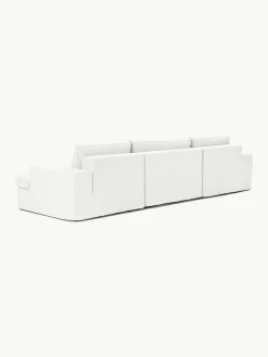 Modulaire bank Russell (4-zits) met poef (links/rechts)
