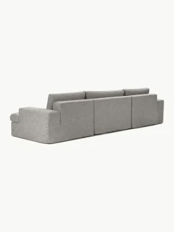 Modulaire bank Russell (4-zits) met poef (links/rechts)