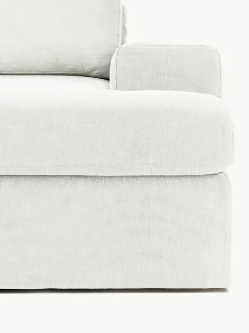Modulaire bank Russell (4-zits) met poef (links/rechts)