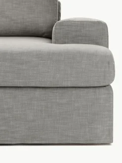 Modulaire bank Russell (4-zits) met poef (links/rechts)