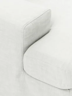 Modulaire bank Russell (4-zits) met poef (links/rechts)