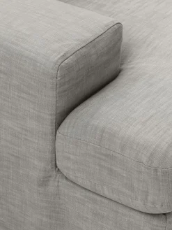 Modulaire bank Russell (4-zits) met poef (links/rechts)