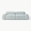 Modulaire bank Wolke (3-zits) van bouclé