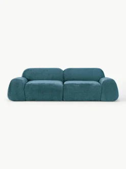 Modulaire bank Wolke (3-zits) van teddy bouclé
