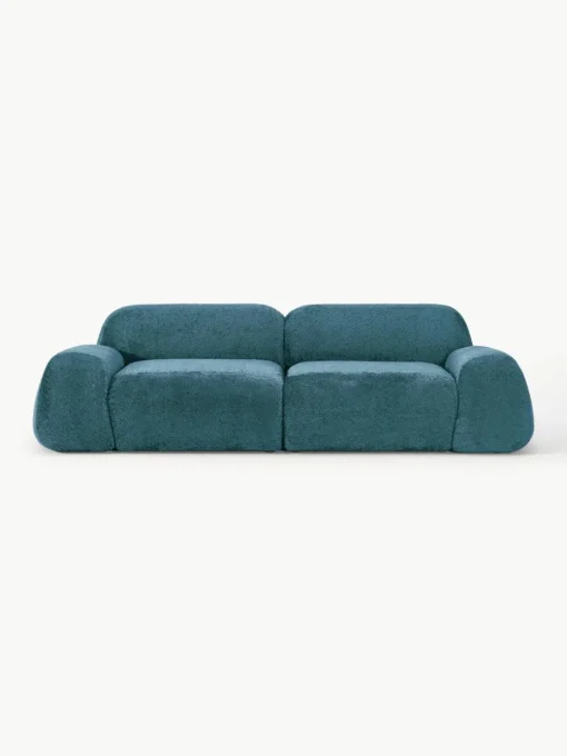 Modulaire bank Wolke (3-zits) van teddy bouclé