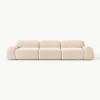 Modulaire bank Wolke (4-zits) van bouclé