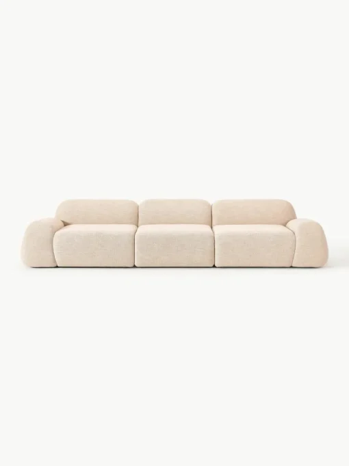 Modulaire bank Wolke (4-zits) van bouclé
