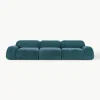 Modulaire bank Wolke (4-zits) van teddy bouclé
