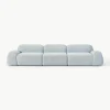 Modulaire bank Wolke (4-zits) van bouclé