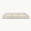 Modulaire bank Wolke (4-zits) van bouclé