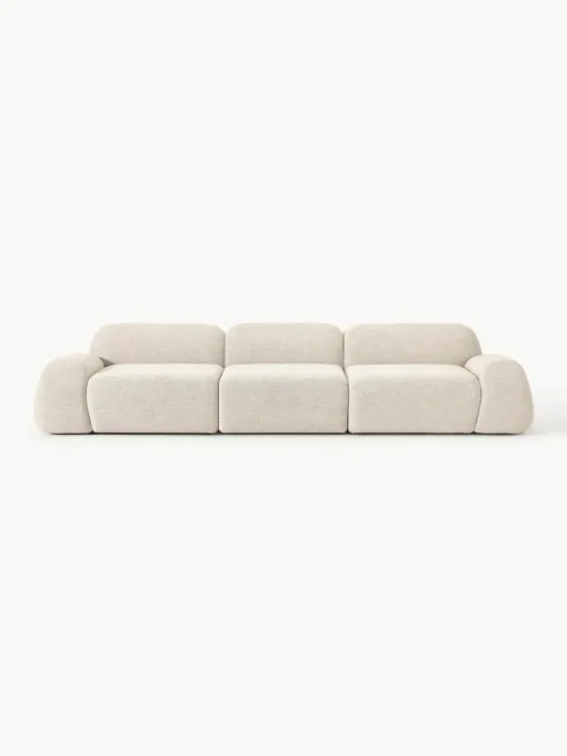 Modulaire bank Wolke (4-zits) van bouclé