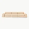 Modulaire bank Wolke (4-zits) van bouclé