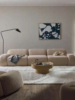 Modulaire bank Wolke (4-zits) van bouclé