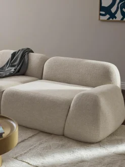 Modulaire bank Wolke (3-zits) van bouclé