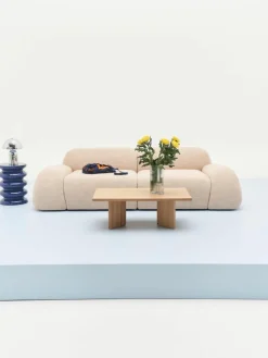 Modulaire bank Wolke (3-zits) van bouclé