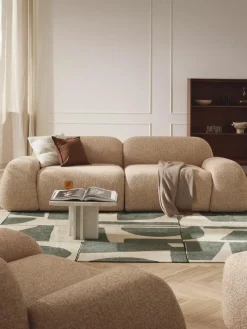 Modulaire bank Wolke (3-zits) van bouclé