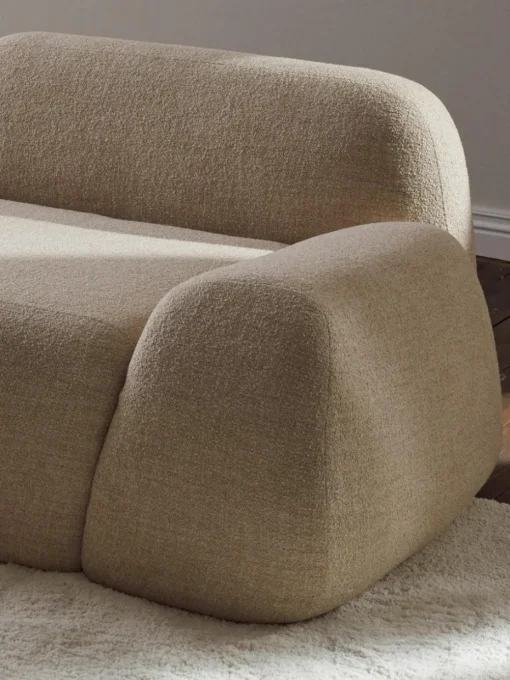Modulaire bank Wolke (3-zits) van bouclé