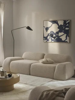 Modulaire bank Wolke (3-zits) van bouclé