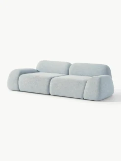 Modulaire bank Wolke (3-zits) van bouclé