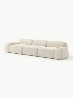 Modulaire bank Wolke (4-zits) van bouclé