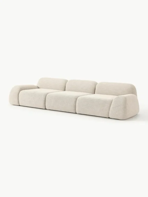 Modulaire bank Wolke (4-zits) van bouclé