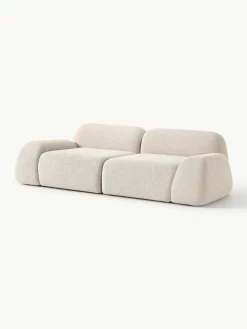Modulaire bank Wolke (3-zits) van bouclé