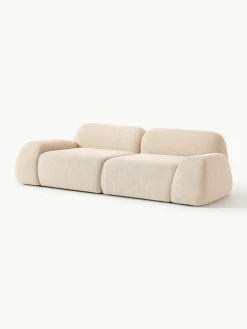 Modulaire bank Wolke (3-zits) van bouclé