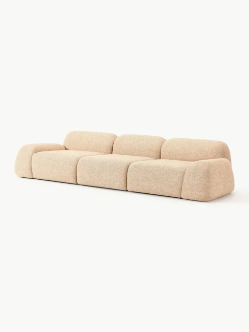 Modulaire bank Wolke (4-zits) van bouclé