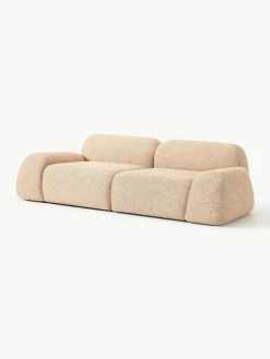 Modulaire bank Wolke (3-zits) van bouclé
