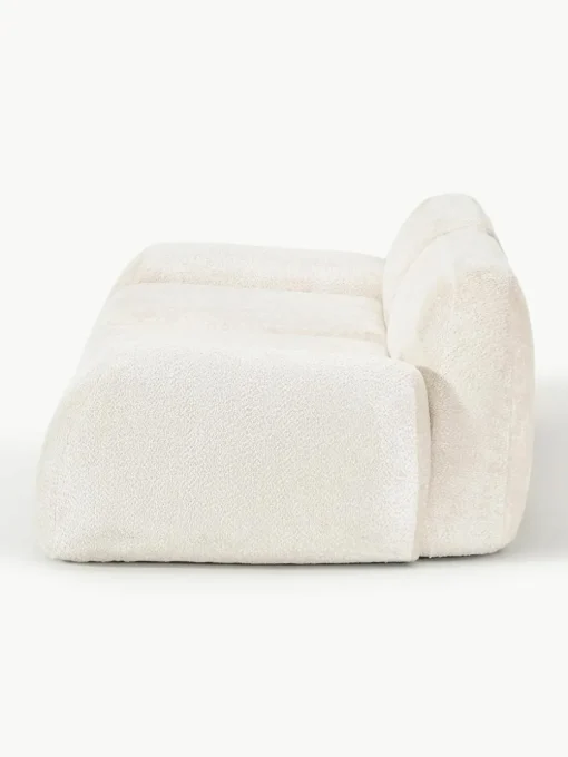 Modulaire bank Wolke (3-zits) van teddy-bouclé