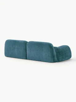 Modulaire bank Wolke (3-zits) van teddy bouclé