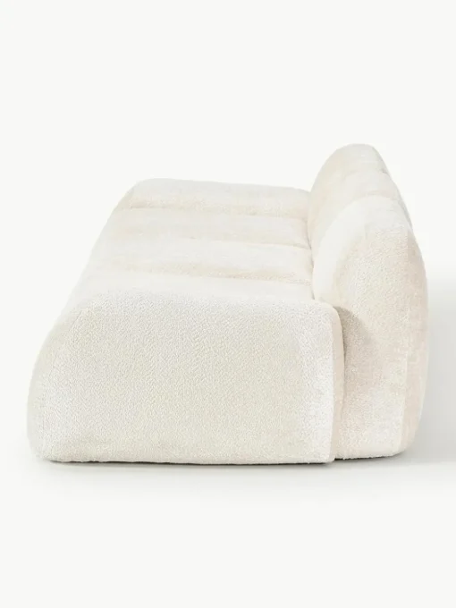 Modulaire bank Wolke (4-zits) van teddy-bouclé