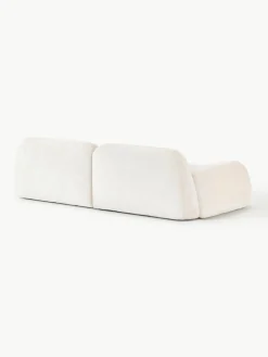 Modulaire bank Wolke (3-zits) van teddy-bouclé