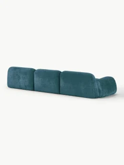 Modulaire bank Wolke (4-zits) van teddy bouclé