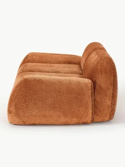 Modulaire bank Wolke (3-zits) van teddy-bouclé